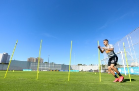 Treino da manh desta quarta-feira no CT Joaquim Grava