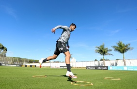 Jogadores fazem treino nesta quarta-feira