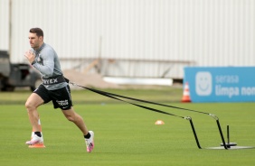 Mauro Boselli no treinamento desta segunda-feira no CT