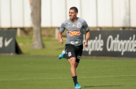 Gabriel no CT Joaquim Grava em dia de testes físico