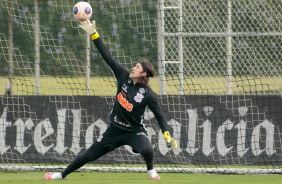 Cssio no treino desta quinta-feira no CT