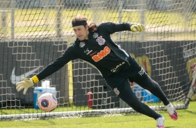Cssio no treino desta quinta-feira no CT