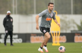 Mario Boceli no treino desta sexta-feira no CT Joaquim Grava