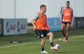 Ramiro no treino desta quinta-feira no CT