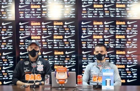 Tudo pronto para a entrevista coletiva