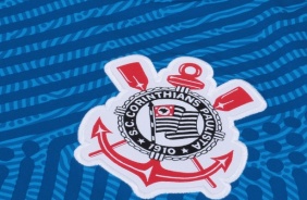 Escudo da nova camisa de goleiro do Corinthians