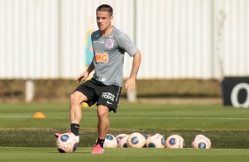 Ramiro no treino na manh desta segunda-feira 06 no CT Joaquim Grava