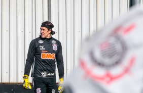 Cssio no treino desta quarta-feira no CT