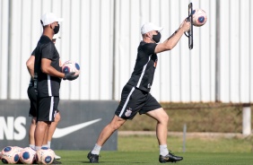 Comisso tcnica no treino desta quarta-feira no CT