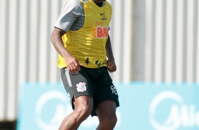 Gil no treino desta quarta-feira no CT Joaquim Grava