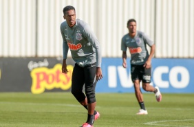 J no treino desta quarta-feira no CT