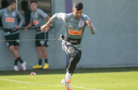 Camacho na atividade da manh deste sbado (18), no CT Dr. Joaquim Grava