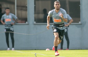 Gabriel na atividade da manh deste sbado (18), no CT Dr. Joaquim Grava
