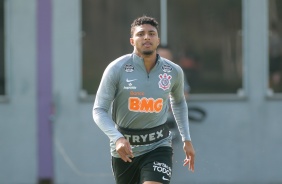 Jogadores na atividade da manh deste sbado (18), no CT Dr. Joaquim Grava