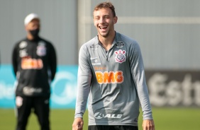 Jogadores na atividade da manh deste sbado (18), no CT Dr. Joaquim Grava