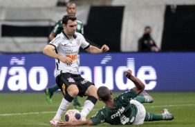 Boselli em ao contra o Palmeiras, na Arena Corinthians, pela volta do Paulisto
