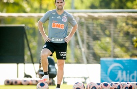 Mauro Boselli no treino desta sexta-feira no CT Joaquim Grava