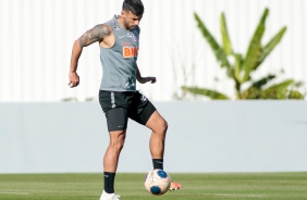 Camacho no treino desta sexta-feira no CT Joaquim Grava