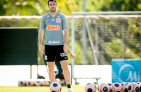 Mario Boselli no treino desta sexta-feira no CT Joaquim Grava