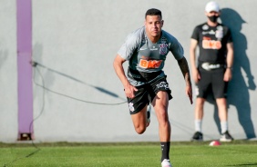 Jogadores na atividade da tarde desta segunda-feira no CT Dr. Joaquim Grava