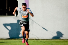 Jogadores na atividade da tarde desta segunda-feira no CT Dr. Joaquim Grava