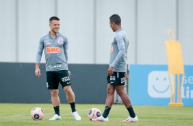 Ramiro no treino da tarde desta quarta-feira no CT Dr. Joaquim Grava