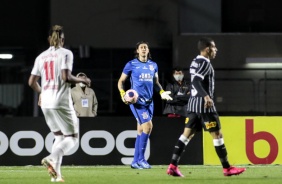 Cssio no duelo contra o Red Bull Bragantino, pelas quartas de final do Campeonato Paulista