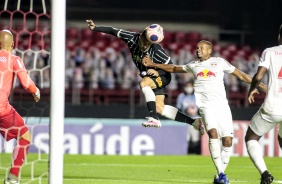 Gabrie no duelo contra o Red Bull Bragantino, pelo Paulisto