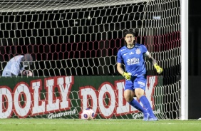 Goleiro Cssio no duelo contra o Red Bull Bragantino, pelas quartas de final do Campeonato Paulista