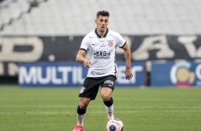 Avelar no duelo contra contra o Mirassol, pela semifinal do Paulistão