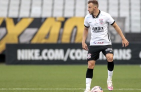 Carlos Auguso no duelo contra contra o Mirassol, pela semifinal do Paulistão