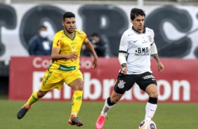 Fagner no duelo contra o Mirassol, pela semifinal do Paulistão