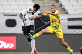 Gil no duelo contra contra o Mirassol, pela semifinal do Paulistão