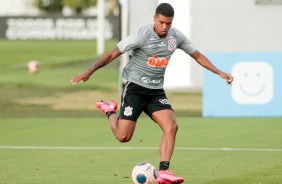 Natel no treino de hoje no CT Joaquim Grava