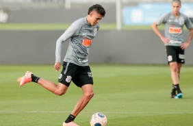 Victor Cantillo no treino de hoje no CT Joaquim Grava