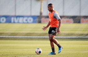 Jogadores na atividade da tarde desta segunda-feira (03), no CT Dr. Joaquim Grava