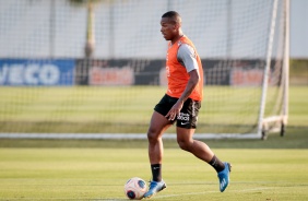 Jogadores na atividade da tarde desta segunda-feira (03), no CT Dr. Joaquim Grava