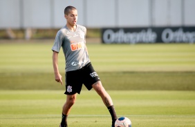 Jogadores na atividade da tarde desta segunda-feira (03), no CT Dr. Joaquim Grava