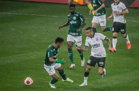 Luan durante jogo contra o Palmeiras, pela final do Paulisto 2020