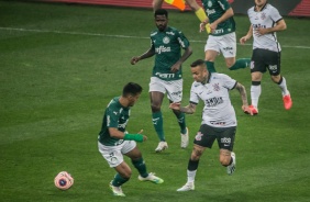 Luan durante jogo contra o Palmeiras, pela final do Paulistão 2020