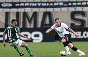 Carlos no empate com Palmeiras na Arena Corinthians pela final do Campeonato Paulista