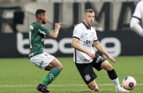 Carlos no empate com Palmeiras na Arena Corinthians pela final do Campeonato Paulista