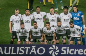 Foto oficial do jogo contra o Palmeiras, na Arena Corinthians, pela final do Paulistão 2020