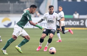 Fagner durante a final do Campeonato Paulista contra o Palmeiras