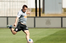 Ramiro no último treino antes da final contra o Palmeiras, pelo Paulistão 2020