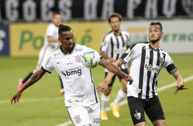 J no duelo contra o Atltico Mineiro, pelo Brasileiro