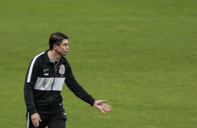 durante jogo contra o Grêmio, pelo Campeonato Brasileiro