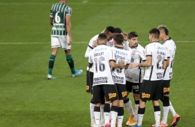 Comemoração do Corinthians no segundo gol, do atacante Jô