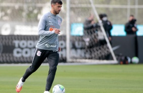 Camacho no treino desta segunda-feira no CT Joaquim Grava