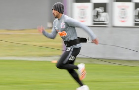 Camacho no treino deste domingo para enfrentar o Fortaleza, pelo Brasileirão